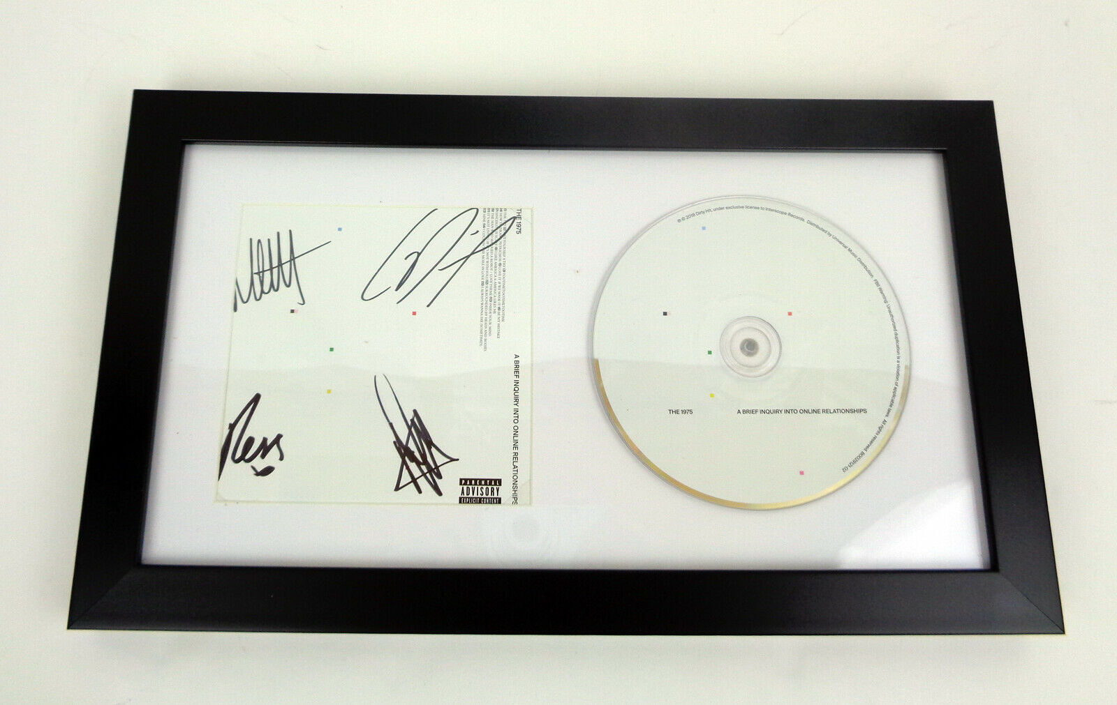 The 1975 Band Signed A Brief Inquiry Into Online Relationships CD 