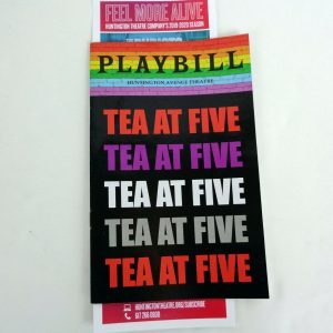 Faye Dunaway Boston Tea At Five Pre-Broadway Playbill Katharine Hepburn