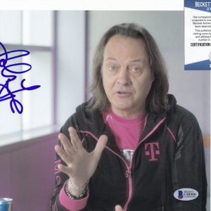 John Legere T-Mobile CEO Signed Autograph 8x10 Photo With Beckett BAS COA #2