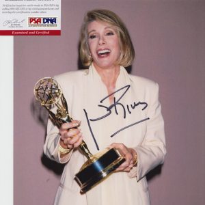 Joan Rivers Legendary Comedian Emmys Signed Autograph 8x10 Photo With PSA/DNA COA