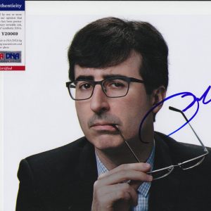 John Oliver Last Week Tonight HBO Signed Autograph 8x10 Photo With PSA/DNA COA #9