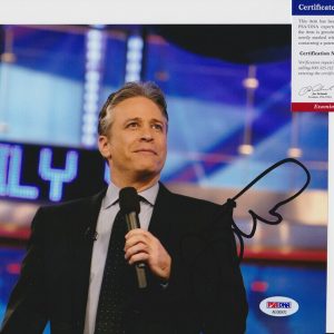 Jon Stewart The Daily Show Host Signed Autograph 8x10 Photo With PSA/DNA COA #3