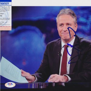 Jon Stewart The Daily Show Host Signed Autograph 8x10 Photo With PSA/DNA COA #4