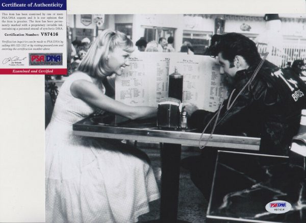 John Travolta Grease Signed Autograph 8x10 Photo With PSA/DNA COA #2