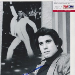 John Travolta Saturday Night Fever Signed Autograph 8x10 Photo With PSA/DNA COA #9