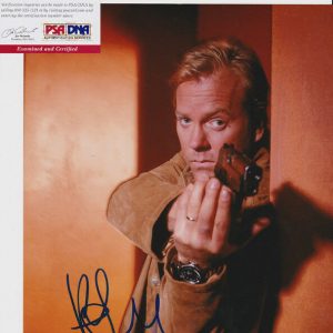 Kiefer Sutherland Jack Bauer 24 Signed Autograph 8x10 Photo With PSA/DNA COA