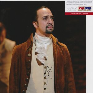 Lin-Manuel Miranda Hamilton Signed Autograph 8x10 Photo With PSA/DNA COA #2