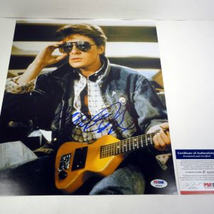 Michael J Fox Back To The Future Signed Autograph 11x14 Photo With PSA/DNA COA #8