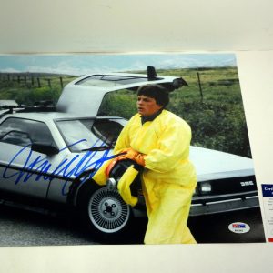 Michael J Fox Back To The Future Signed Autograph 11x14 Photo With PSA/DNA COA #2