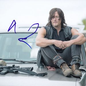 Norman Reedus Darryl Dixon The Walking Dead Signed Autograph 8x10 Photo With COA #2