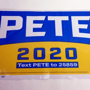 Pete Buttigieg Mayor For President 2020 Official Campaign Yard Sign Poster