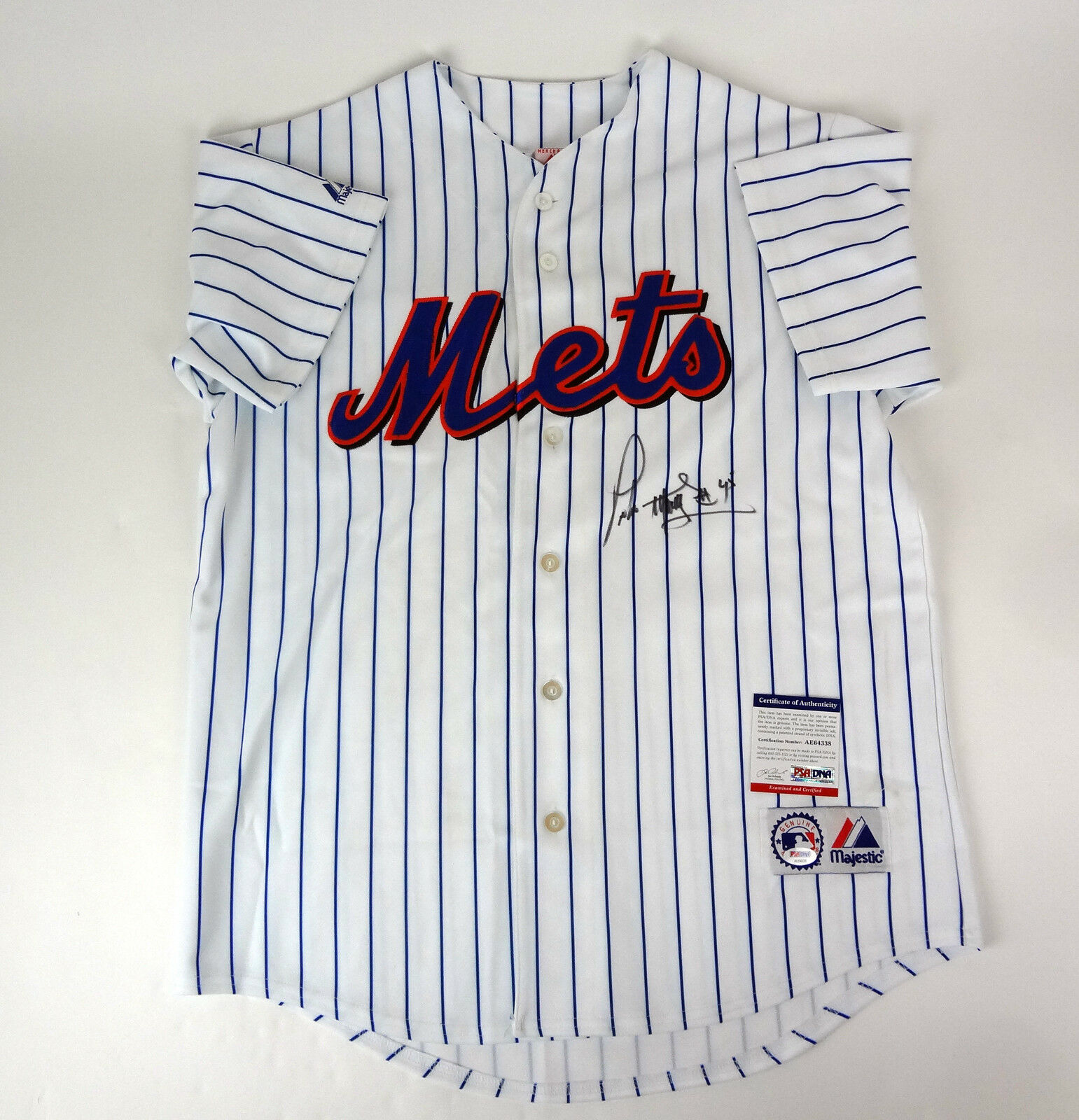 Pedro Martinez Hall of Fame Signed Autograph NY Mets Jersey W/ PSA