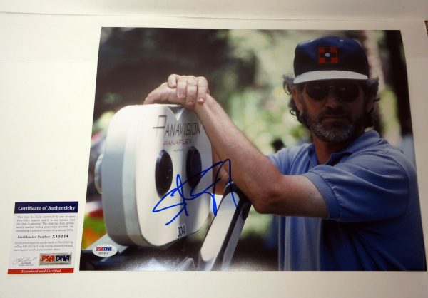 Steven Spielberg ET Jaws Jurassic Signed Autograph 11x14 Photo With PSA/DNA COA #2