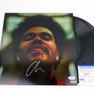 The Weeknd Signed Autograph After Hours Holographic Vinyl Record With PSA/DNA COA