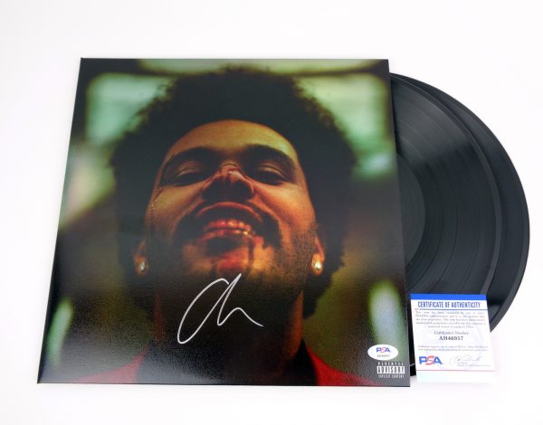 The Weeknd Signed Autograph After Hours Holographic Vinyl Record With PSA/DNA COA