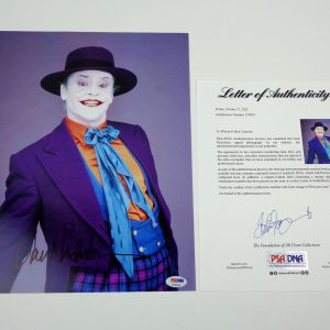 Jack Nicholson The Joker Batman Signed Autograph 11x14 Photo With PSA/DNA COA