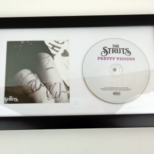 The Struts Complete Band Signed Autograph Pretty Vicious CD Framed With COA A