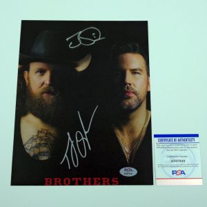 Brothers Osborne TJ & John Signed Autograph 8x10 Photo With PSA/DNA COA