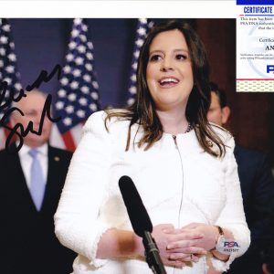 Elise Stefanik 2024 Congress Signed Autograph 8x10 Photo With PSA/DNA COA A
