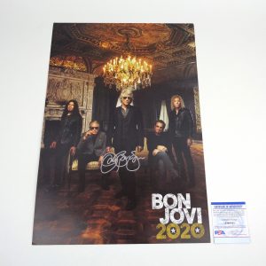 Jon Bon Jovi Signed Autograph Bon Jovi 2020 Poster With PSA/DNA COA A