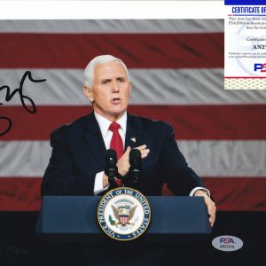 Mike Pence Vice President Donald Trump Signed Autograph 8x10 Photo With PSA/DNA COA H