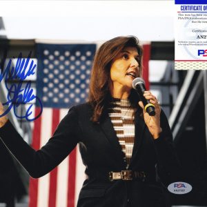 Nikki Haley For President 2024 Signed Autograph 8x10 Photo With PSA/DNA COA #6