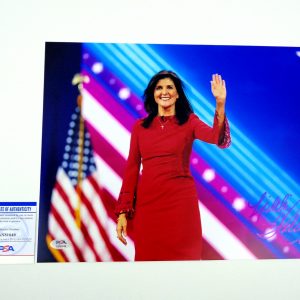 Nikki Haley For President 2024 Signed Autograph 11x14 Photo With PSA/DNA COA A