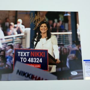 Nikki Haley For President 2024 Signed Autograph 11x14 Photo With PSA/DNA COA B