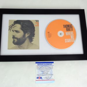 Thomas Rhett Country Signed Autograph Where We Started CD Framed With PSA/DNA COA A