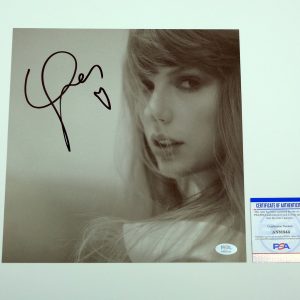 Taylor Swift Legendary Musician Signed Autograph Record Insert Photo With PSA/DNA COA