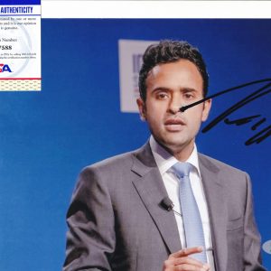 Vivek Ramaswamy For President 2024 Signed Autograph 8x10 Photo With PSA/DNA COA F
