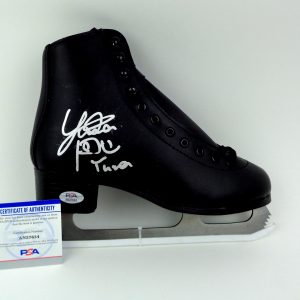 Yuma Kagiyama Japan Olympics 2022 Signed Autograph Figure Skate With PSA/DNA COA