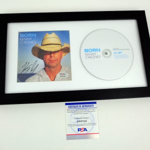 Kenny Chesney Signed Autograph Born CD Framed With PSA/DNA COA