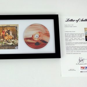 The Last Dinner Party Signed Autograph Prelude To Ecstasy CD Framed With PSA/DNA COA