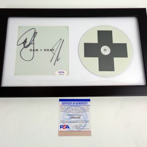 Dan + Shay Signed Autograph Self Titled CD Framed With PSA/DNA COA B