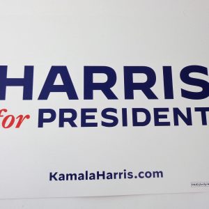 Kamala Harris For President 2024 Official 1st Campaign Rally Sign Poster A