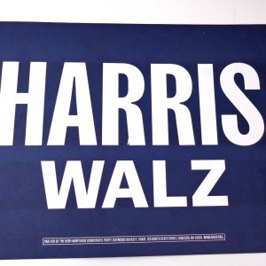 Kamala Harris Tim Walz For President 2024 Official Campaign Rally Sign Poster