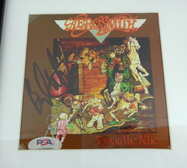 Brad Whitford Aerosmith Signed Autograph Toys In The Attic CD Framed With PSA/DNA COA - Image 2
