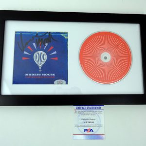 Isaac Brock Modest Mouse Signed We Were Dead Before Ship CD Framed With PSA/DNA COA A