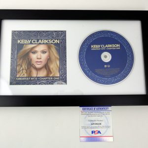 Kelly Clarkson Signed Autograph Greatest Hits CD Framed With PSA/DNA COA