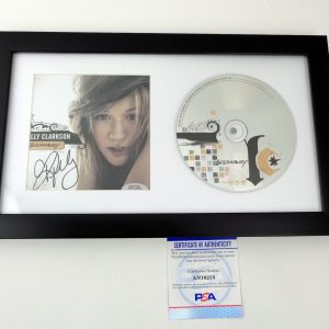 Kelly Clarkson Signed Autograph Breakway CD Framed With PSA/DNA COA