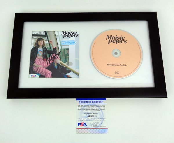 Maisie Peters Signed Autograph You Signed Up For This CD Framed With PSA/DNA COA