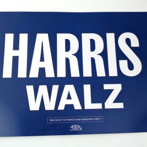Kamala Harris Tim Walz For President 2024 Official Campaign Rally Sign Poster