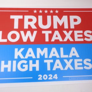 Donald Trump For President 2024 Official Campaign Yard Sign Poster