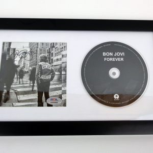 Jon Bon Jovi Signed Autograph Forever CD Framed With PSA/DNA COA A