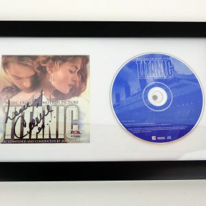 Celine Dion Signed Autograph Titanic OST Soundtrack CD Framed With PSA/DNA COA