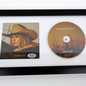Lainey Wilson Country Signed Autograph Whirlwind CD Framed With PSA/DNA COA A