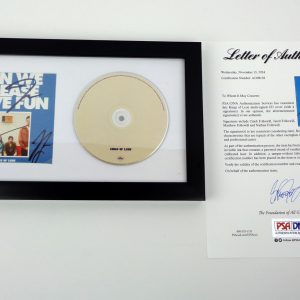 Kings of Leon Band Signed Autograph Can We Please Have Fun CD Framed With PSA/DNA COA