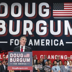 Doug Burgum For President 2024 Signed Autograph 8x10 Photo With PSA/DNA COA #6