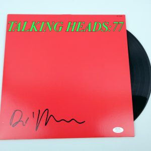 David Byrne Talking Heads Signed Autograph 77 Vinyl Record Album With PSA/DNA COA